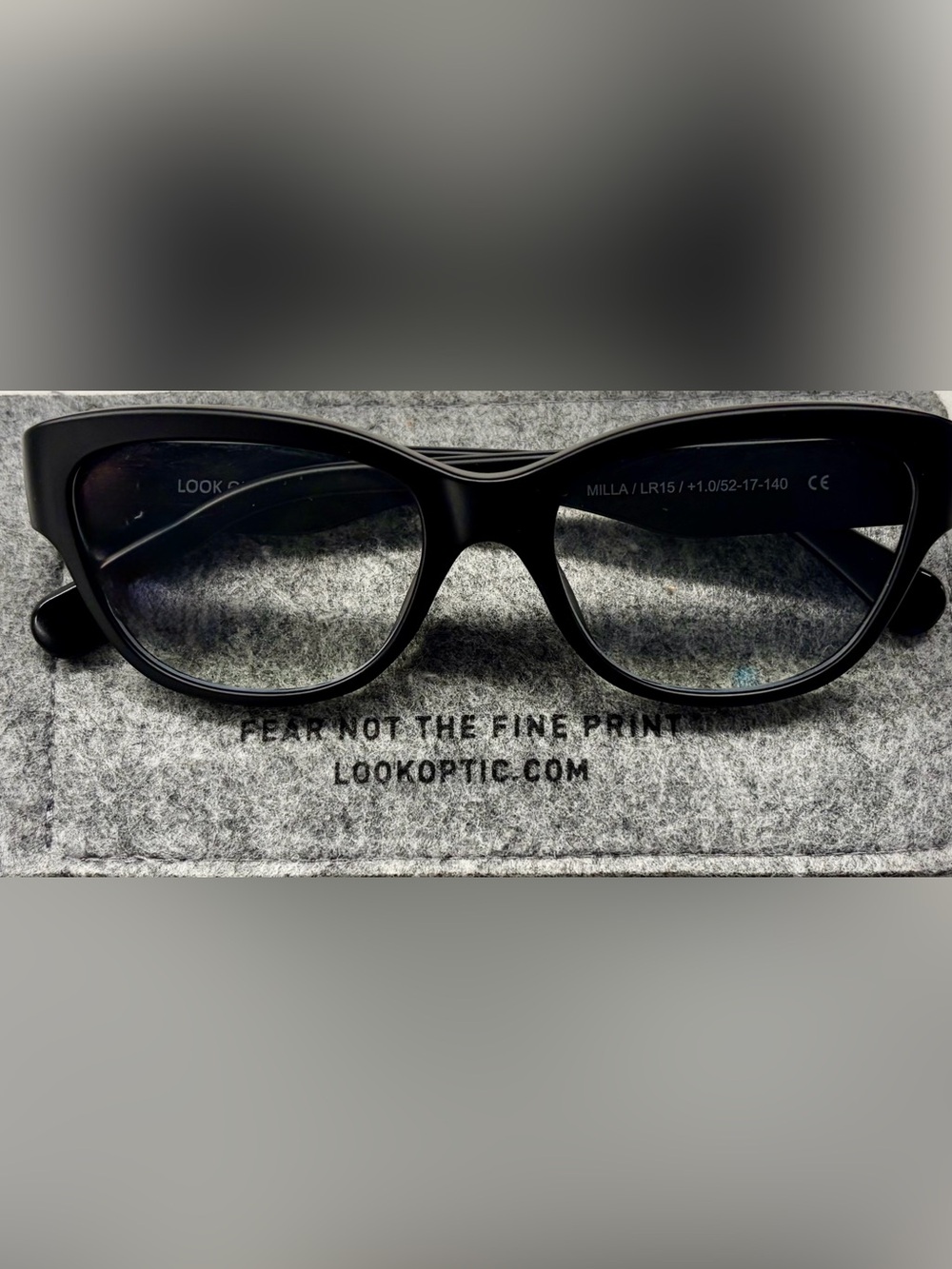 LOOK OPTIC Milla Readers +1.00 Black